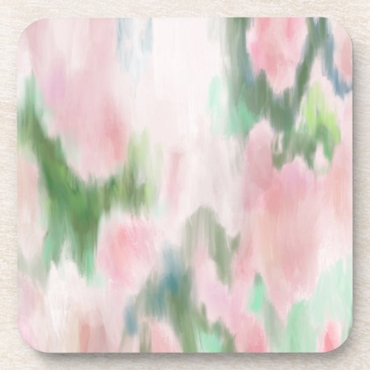 Abstracte Art Plastic Onderzetter Set (Voorkant)