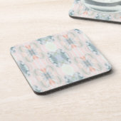 Abstracte Art Plastic Onderzetter Set (Linkerzijde)
