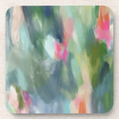 Abstracte Art Plastic Onderzetter Set (Voorkant)