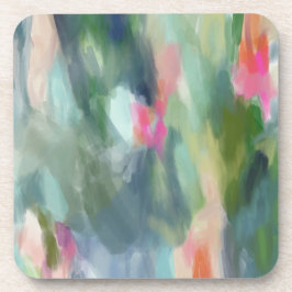 Abstracte Art Plastic Onderzetter Set