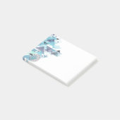 Abstracte Art Post Opmerkingen Post-it® Notes (Schuin)