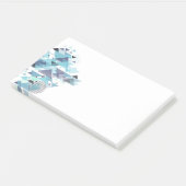 Abstracte Art Post Opmerkingen Post-it® Notes (Schuin)