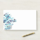 Abstracte Art Post Opmerkingen Post-it® Notes (Op bureau)