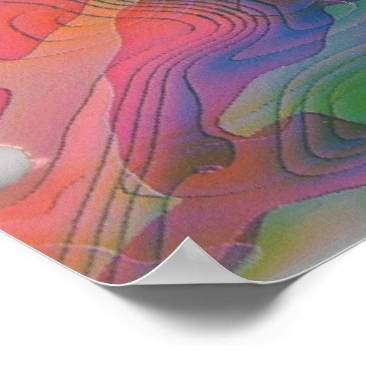 ABSTRACTE ART POSTER (Hoek)