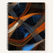 Abstracte Art Print Notitieboek (Voorkant)