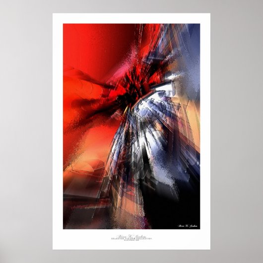 Abstracte Art Print - Quintus #3 (Voorkant)