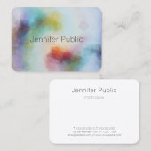 Abstracte Art Professional Elegant Sjabloon Modern Visitekaartje (Voorkant / Achterkant)