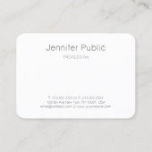 Abstracte Art Professional Elegant Sjabloon Modern Visitekaartje (Achterkant)