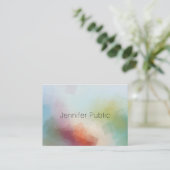 Abstracte Art Professional Modern Colorful Sjabloo Visitekaartje (Staand voorkant)