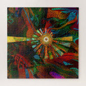 Abstracte Art Puzzle Legpuzzel (Horizontaal)