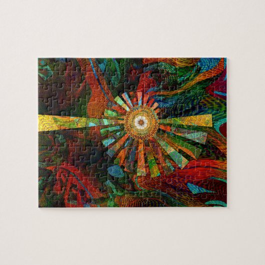 Abstracte Art Puzzle Legpuzzel (Horizontaal)