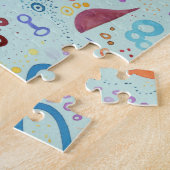 Abstracte Art Puzzle Legpuzzel (Zijkant)