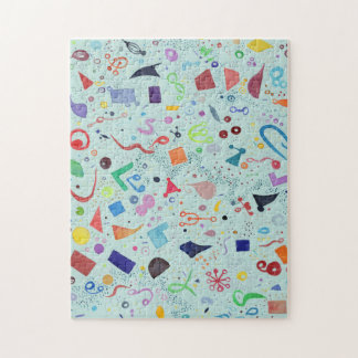 Abstracte Art Puzzle Legpuzzel