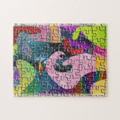 Abstracte Art Puzzle Legpuzzel (Horizontaal)