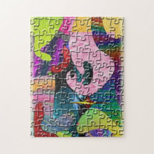 Abstracte Art Puzzle Legpuzzel