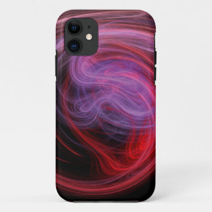 Abstracte Art Red Wave Case-Mate iPhone Case