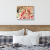 Abstracte Art Red Yellow Green Brown Black Trendy Canvas Afdruk (Insitu (Slaapkamer))
