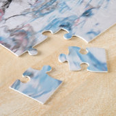 Abstracte Art Sjabloon Moderne marmer Kijk roze Bl Legpuzzel (Zijkant)