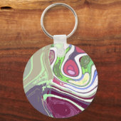 Abstracte Art Sleutelhanger (Voorkant)