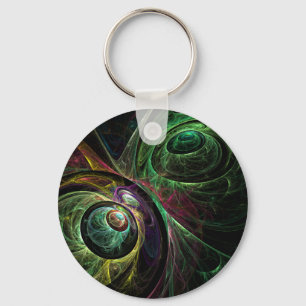 Abstracte Art Sleutelhanger oogkleuren