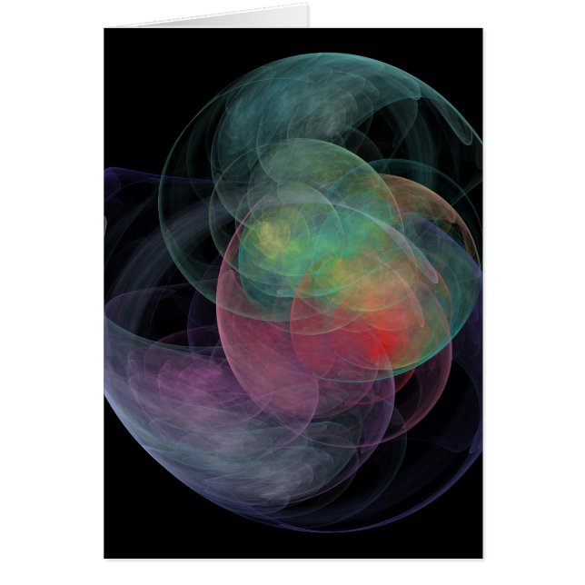 Abstracte Art Space Shell (Voorkant)