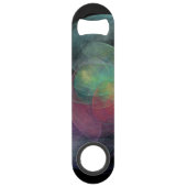 Abstracte Art Space Shell Speed Flessenopener (Achterkant)