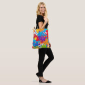 Abstracte Art Spetters Tote Bag (Op model)
