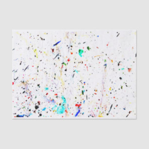 Abstracte Art Spotty Pattern Aangepaste kleur Tissuepapier