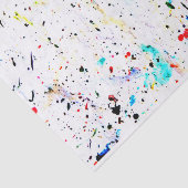 Abstracte Art Spotty Pattern Aangepaste kleur Tissuepapier (Detail)