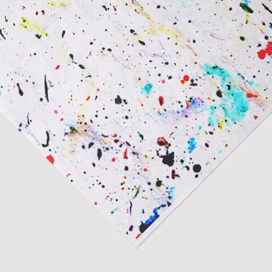 Abstracte Art Spotty Pattern Aangepaste kleur Tissuepapier (Detail)