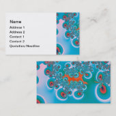 Abstracte Art Spring Garden Visitekaartje (Voorkant / Achterkant)