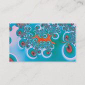 Abstracte Art Spring Garden Visitekaartje (Achterkant)