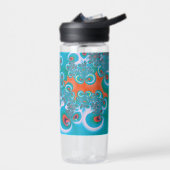 Abstracte Art Spring Garden Waterfles (Links)