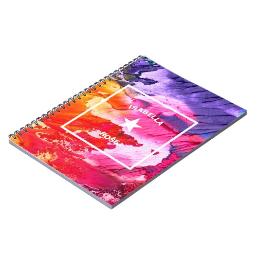 Abstracte Art  ster Notitieboek (Linkerzijde)