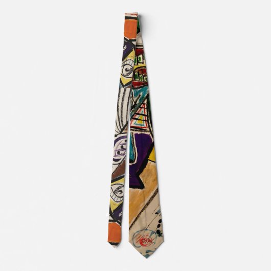 Abstracte Art Stropdas (Achterkant)