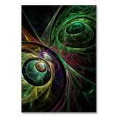 Abstracte Art Table Card Oogoog-oog Kaart (Achterkant)