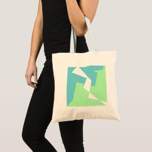Abstracte Art Turquoise Blue Green Tote Bag