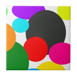 Abstracte Art Turquoise Green Blue Tegeltje