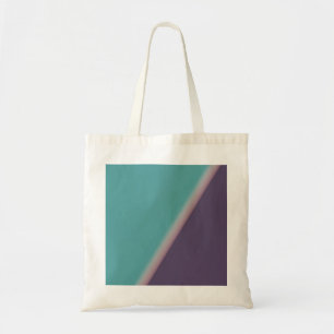 Abstracte Art Turquoise Paars Tote Bag