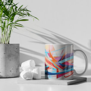 Abstracte Art versie 14 Mok