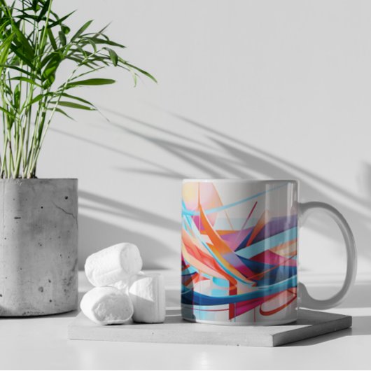 Abstracte Art versie 14 Mok