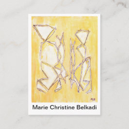 Abstracte Art Visitekaartjes - Kleine dank