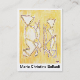 Abstracte Art Visitekaartjes - Kleine dank