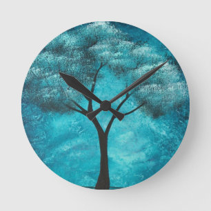 Abstracte Art Wall-klok Ronde Klok