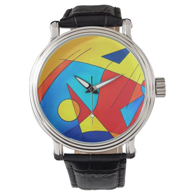 Abstracte Art Watch Horloge (Voorkant)