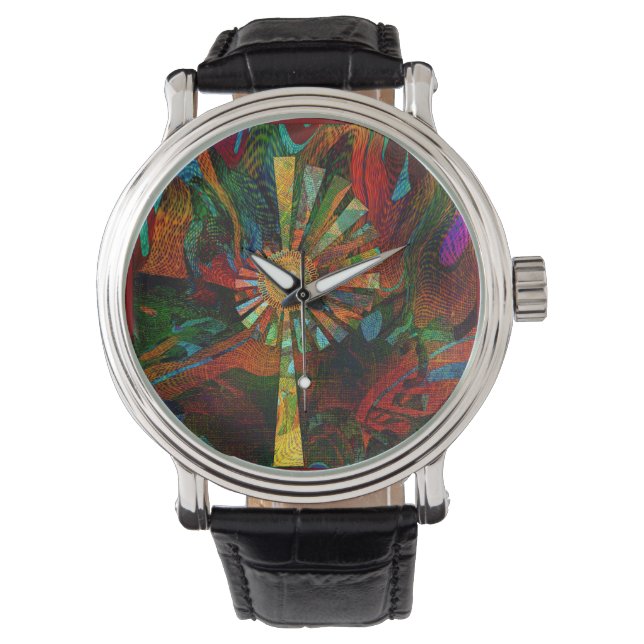 Abstracte Art Watch Horloge (Voorkant)