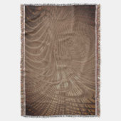 Abstracte Art Waves Gooi Deken (Voorkant Verticaal)