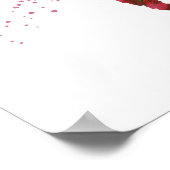 Abstracte Art Wereldkaart Poster (Hoek)