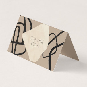 Abstracte artiest Atelier Artisan Creative Bi Fold Visitekaartje
