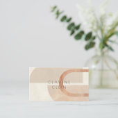 Abstracte artiest Atelier Artisan Creative Busin Visitekaartje (Staand voorkant)